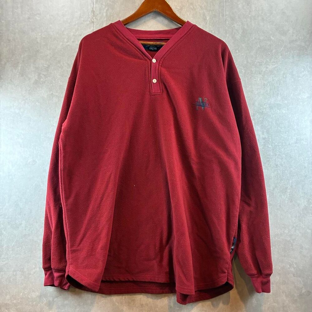Nautica Men's Burgundy and Red Shirt
